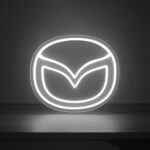 neon logo mazda
