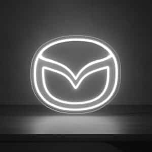 Neon Logo Mazda