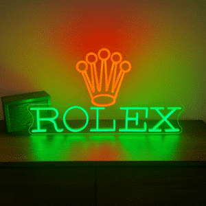 Neon Logo Rolex