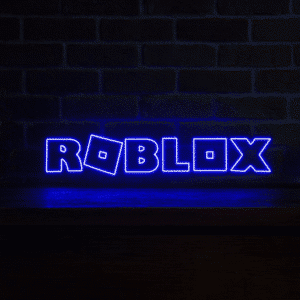 Neon Logo Roblox