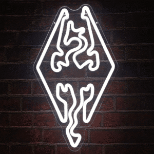 Neon Logo Skyrim