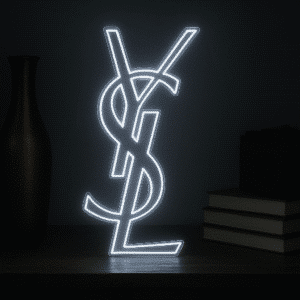 Neon Logo Yves Saint Laurent