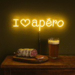neon i love apero