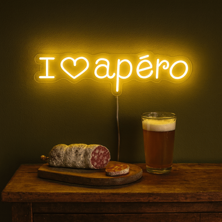 neon i love apero