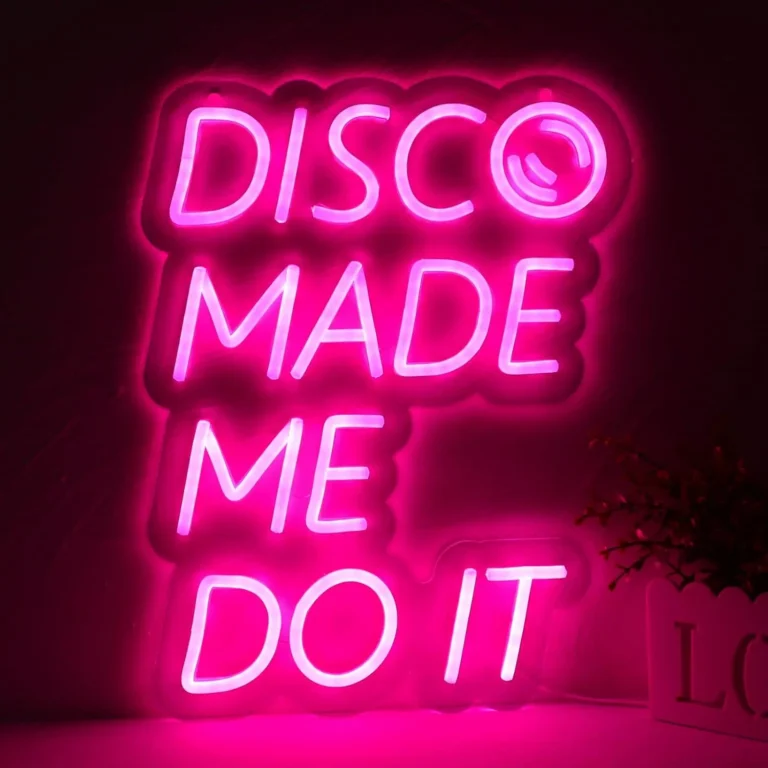 Neon Disco Made Me Do It 1