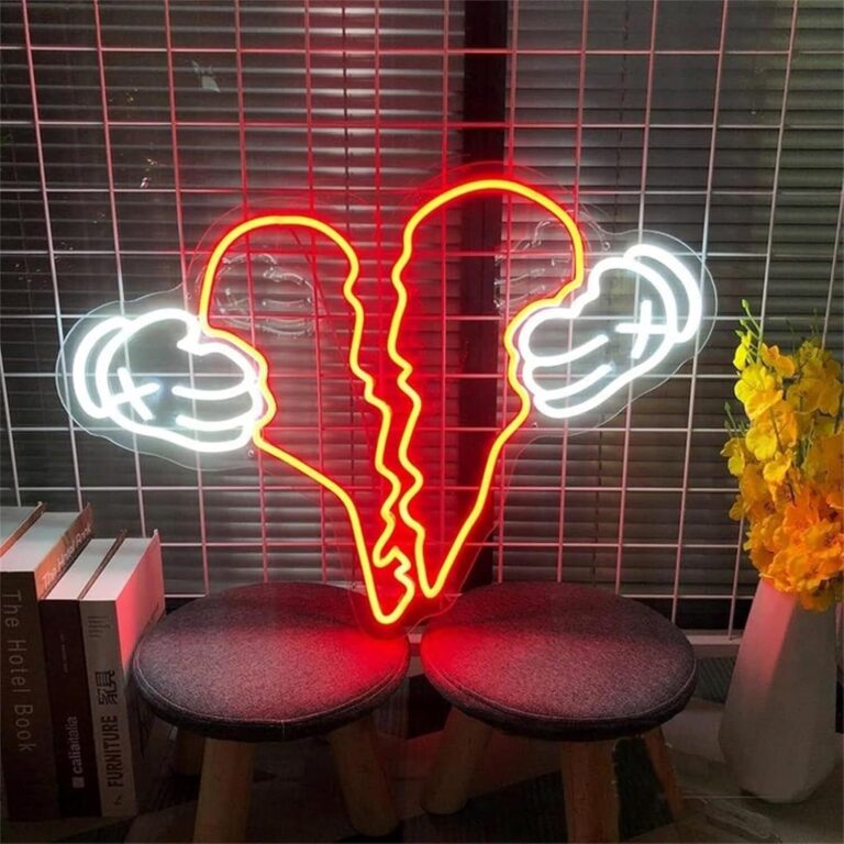 Neon Cœur Brisé 808s & Heartbreak (Kanye West x KAWS) 2