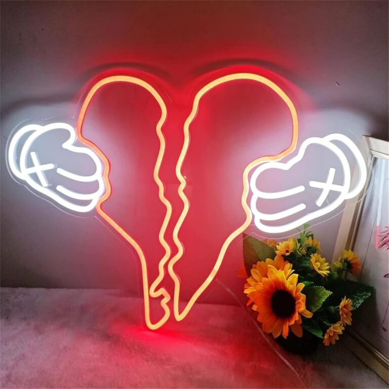 Neon Cœur Brisé 808s & Heartbreak (Kanye West x KAWS)