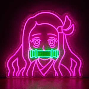 Neon Nezuko Kamado (Demon Slayer)