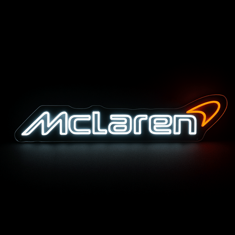 neon logo mclaren