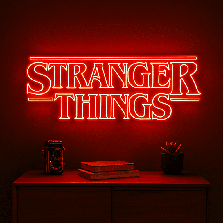neon stranger things