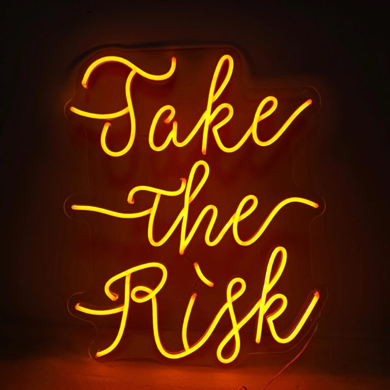 neon take the risk