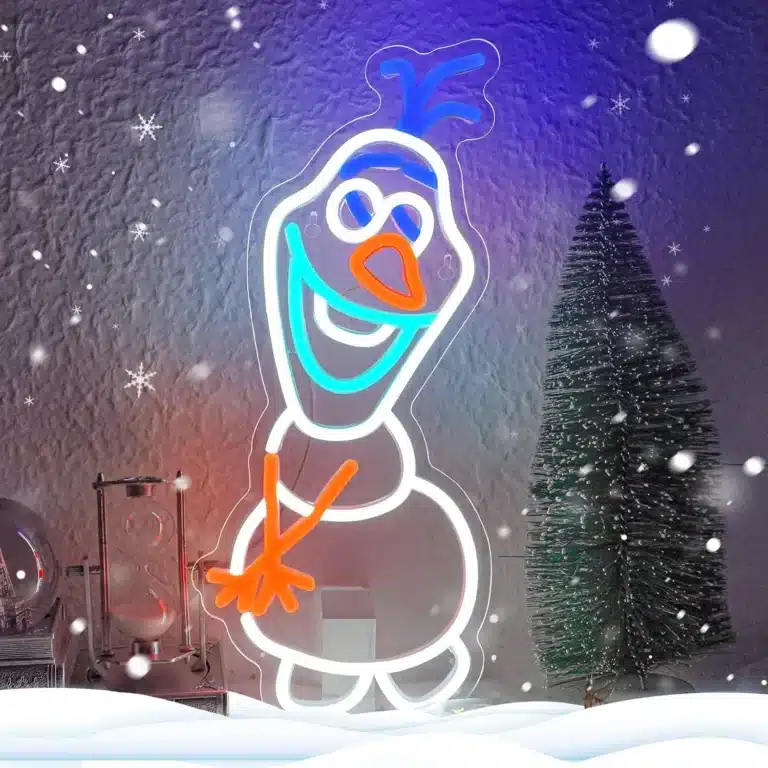 Neon Olaf 1