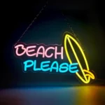 Neon Beach Please Surf 1
