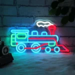 Neon Locomotive Train 1
