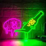 Neon Bière Cerveau 1