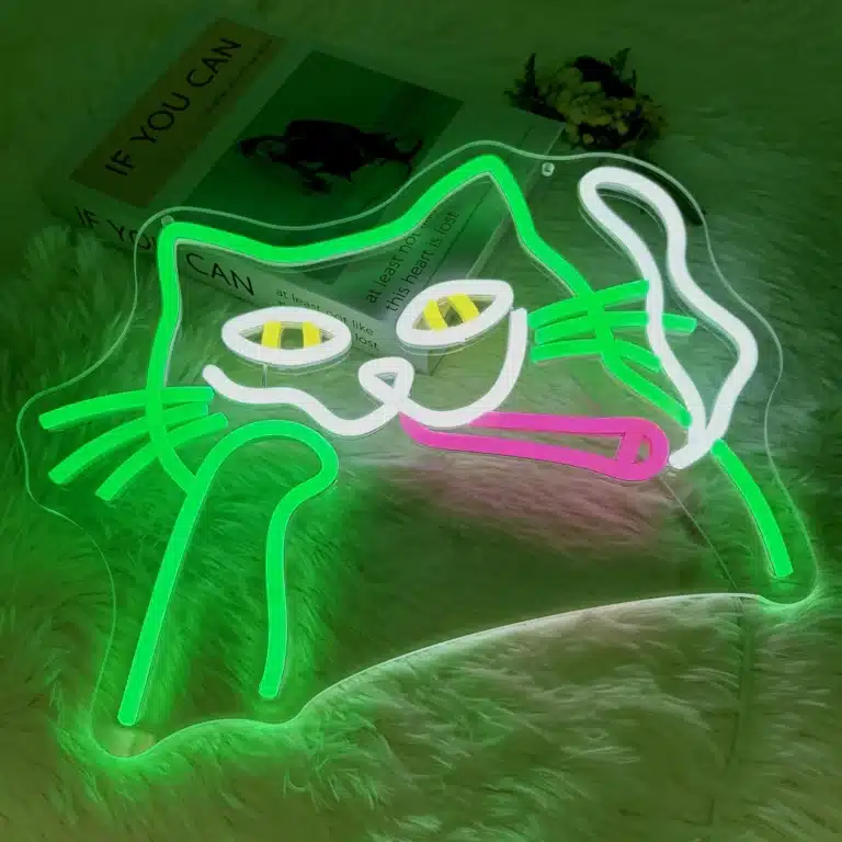 Neon Chat Fumeur 2