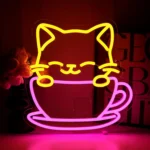 Neon Chat Tasse de Café 1