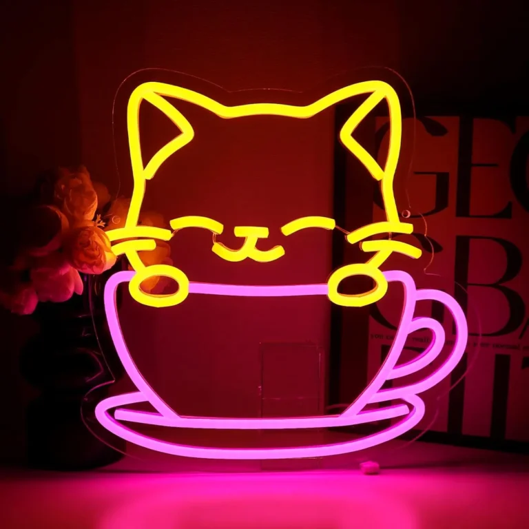 Neon Chat Tasse de Café 1