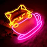 Neon Chat Tasse de Café 2