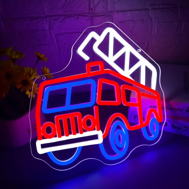 Neon Camion de Pompier 2