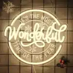 Neon It's the most wonderful time of the year 1