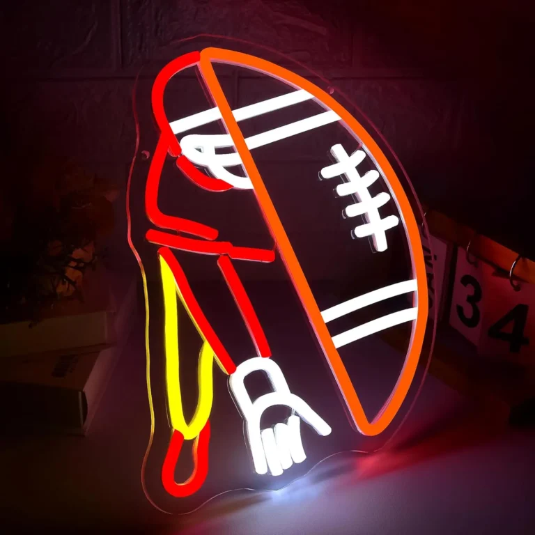 Neon Joueur Football Américain 2