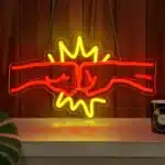 Neon Toucher de Gants Boxe 1