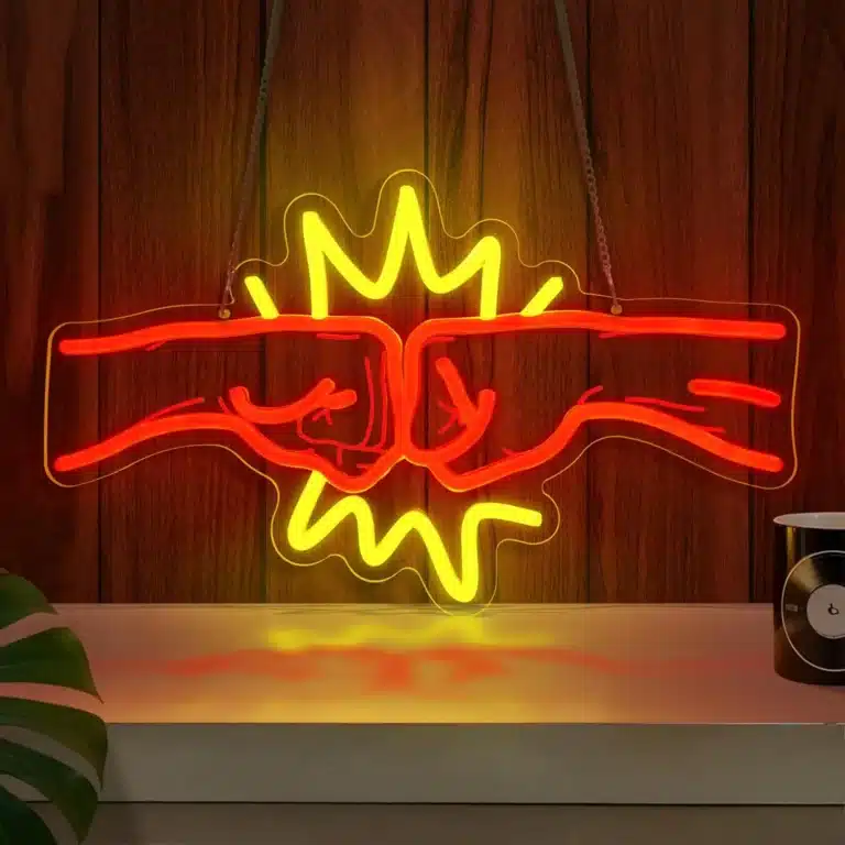 Neon Toucher de Gants Boxe 1