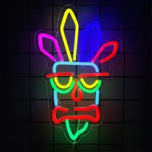 Neon Aku Aku (Masque Crash Bandicoot) 1