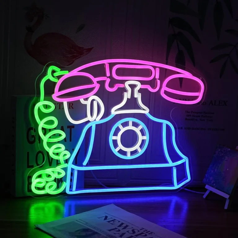 Neon Téléphone Vintage 2