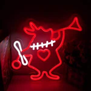 Neon Lapin Blanc (Alice au Pays des Merveilles)