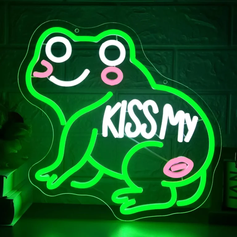 Neon Kiss My Ass Grenouille 1
