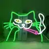 Accueil (36) - La Boutique du Néon Neon LED Chat Fumeur