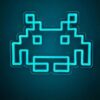 Neon LED Alien Space Invaders