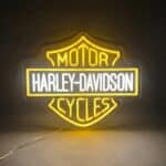 neon harley davidson