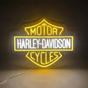 Neon Logo Harley Davidson