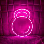 neon kettlebell
