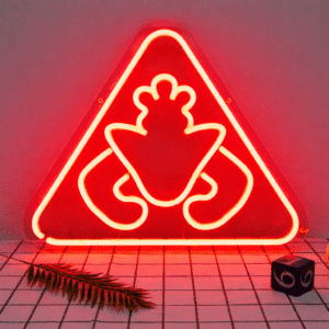 Neon Logo Security Breach (Five Nights at Freddy's)