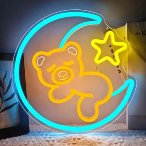 Neon Ourson Lune 1