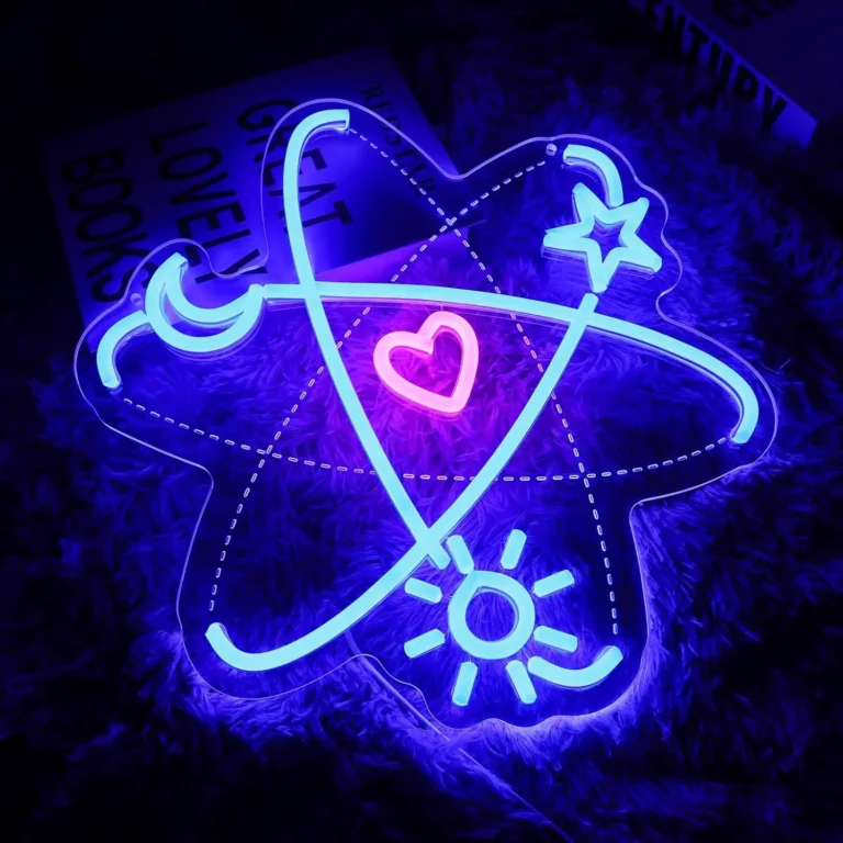 Neon Symboles Cosmiques Coeur 2