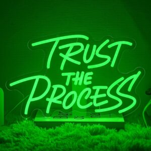 Neon Trust The Process