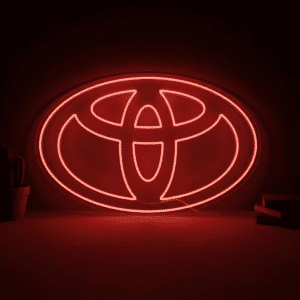 Neon Logo Toyota