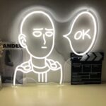 Neon Saitama One Punch Man