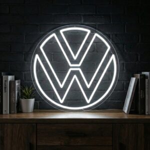 Neon Logo Volkswagen