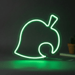 neon animal crossing feuille