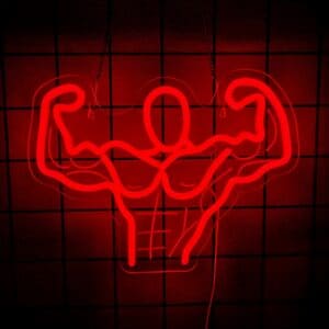 Neon Homme Bodybuilder