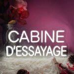 neon cabine d’essayage