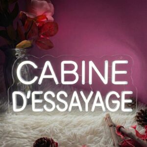 Neon Cabine d'Essayage