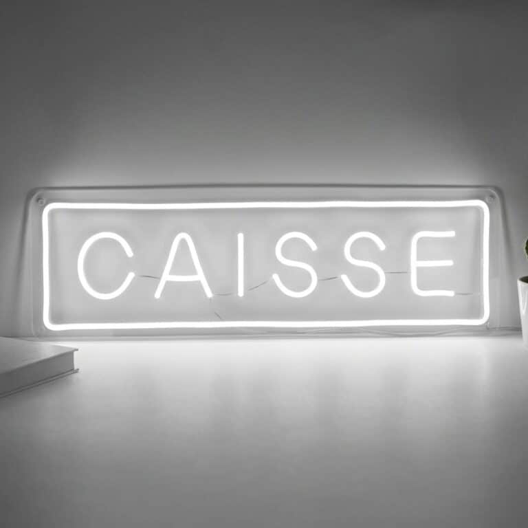 neon caisse