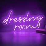 neon dressing room
